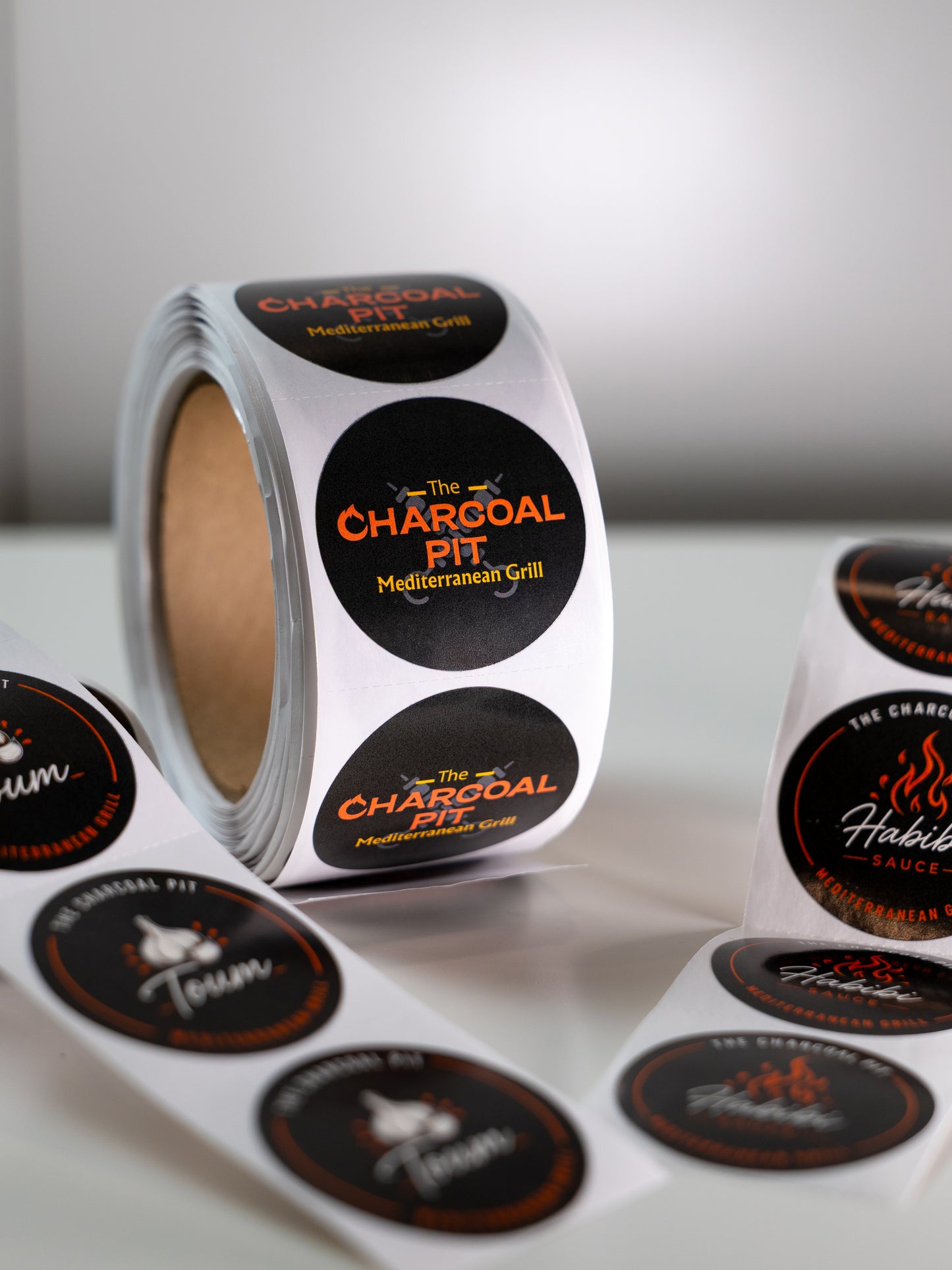 Custom Circle Roll Labels