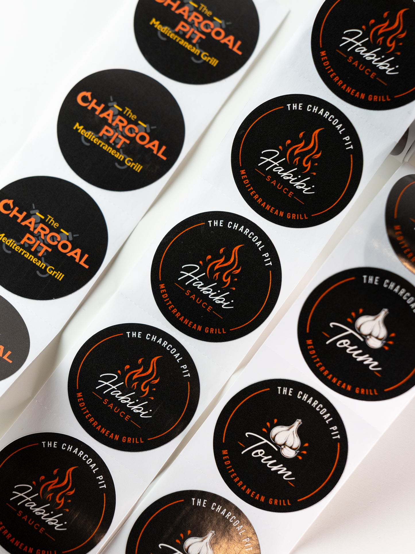 Custom Circle Roll Labels