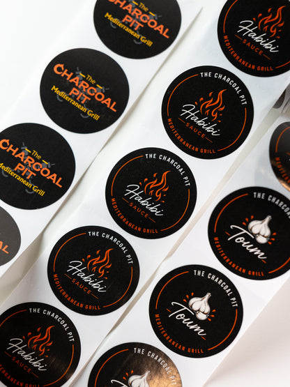 Custom Circle Roll Labels