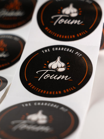 Custom Circle Roll Labels