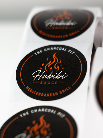 Custom Circle Roll Labels