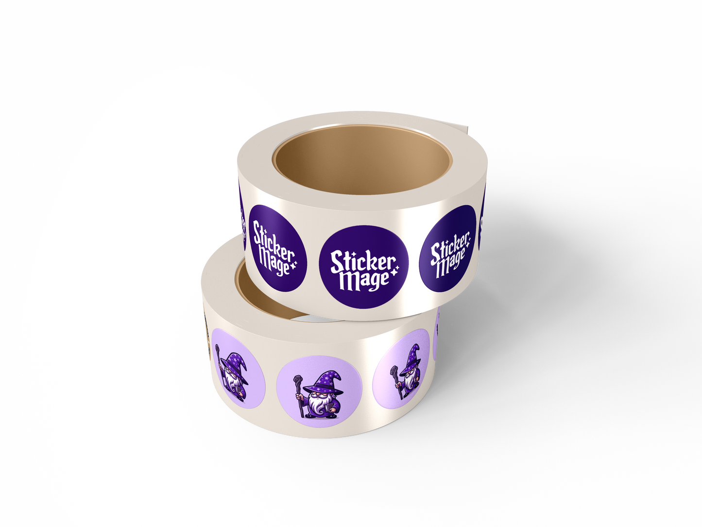 Custom Circle Roll Labels