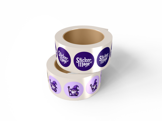 Custom Circle Roll Labels