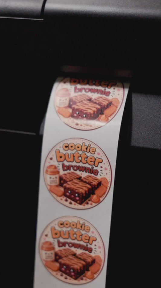 Custom Circle Roll Labels